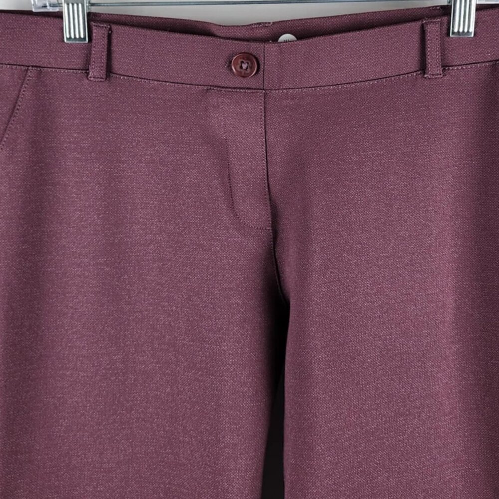 Betabrand Pants Womens XL-Long Dress Yoga Mauve Straight Leg W0076-STR (36x30) - Picture 2 of 9